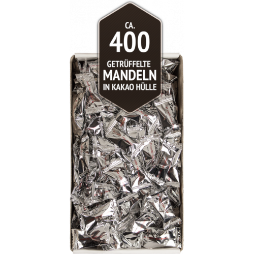 Getrüffelte Mandeln in Kakaohülle Zandegiacomo ca. 400 Stück