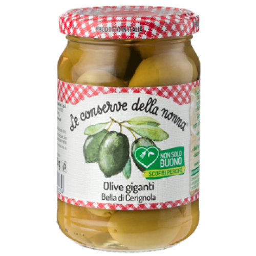 Grüne Riesenoliven le Conserve della Nonna 290 g