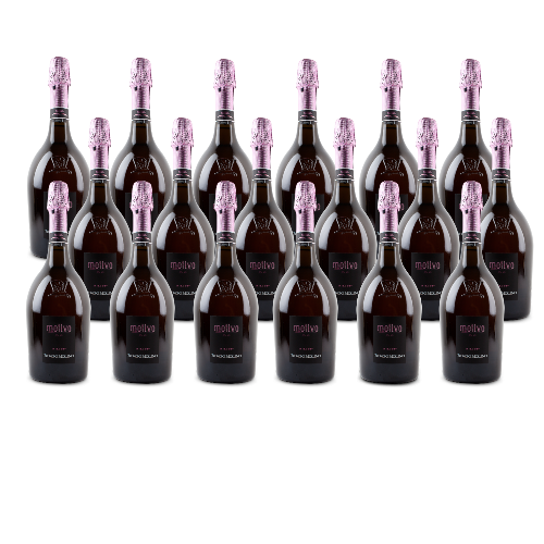 Vorteilspaket 18x Borgo Molino Motivo Rosé Spumante Extra Dry 0,75 Liter